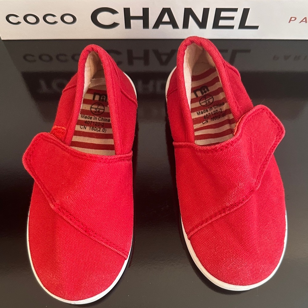 Mothercare Vibrant Red Kids Sneakers Size 24